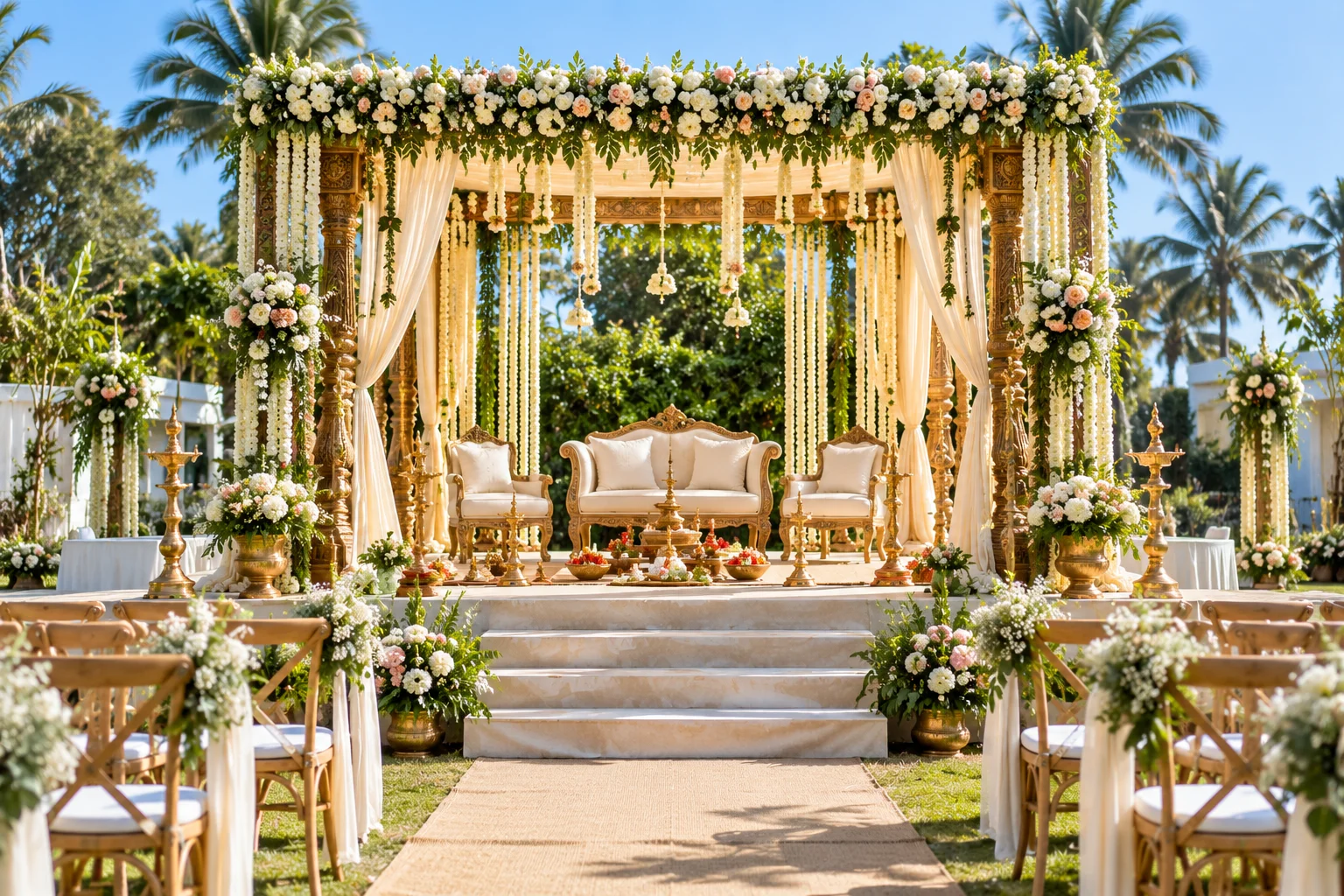 Bespoke Couple Throne & Royal Seating
